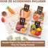 Tiny Land Wooden Play Food Sets for Kids Kitchen - 43 Pieces 100% Wood Pretend Food Play Accessories for Toddlers 3+