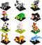 FUN LITTLE TOYS Mini Animals Building Blocks Sets, 12 Pack Party Favor for Kids