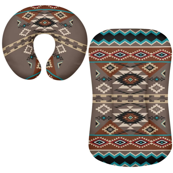 Sarogrorin Southwestern Tribal Pattern Baby Infant Lounger Cover Breathable & Portable Infant Lounger