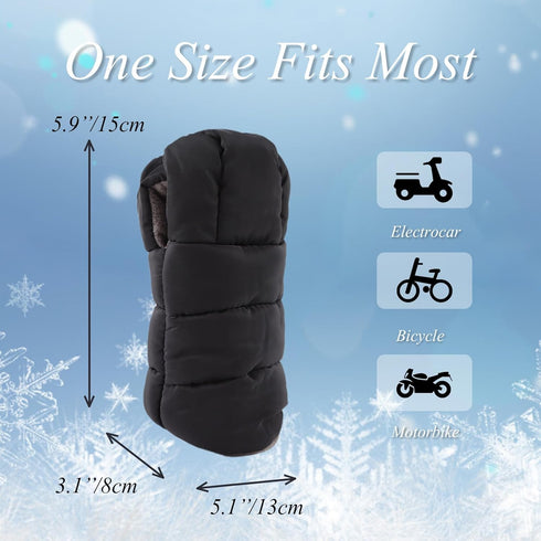 Zsedrut Stroller Gloves, Universal Winter Anti-Freeze Mittens, Water Repellent Hand Warmer Muff for Winter Stroller