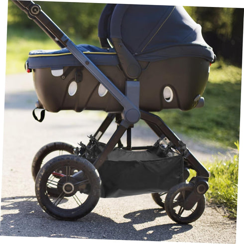 Stroller Bottom Storage Bag, Pushchair Bottom Basket, Nappy Storage Pouch, Oxford Cloth Diaper Accessories