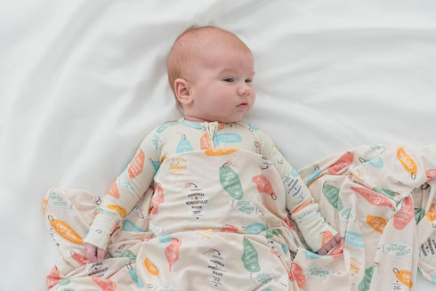 Ellie Sue 47 47 Promises Stretch Blanket Soft Bamboo Baby Blanket, Swaddle Blanket, x Faith Collection