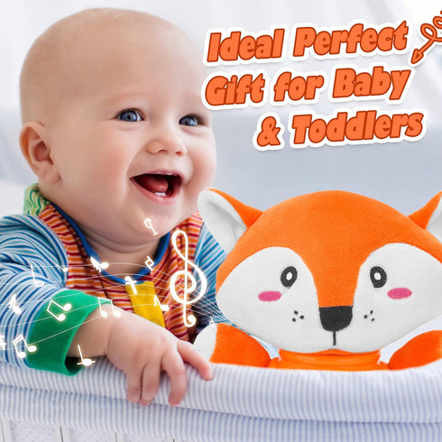 Musical Baby Toys, Cute Fox Newborn Toys for Toddlers, Infants Baby Toy for Girls and Boys, Best Gift