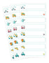 Set 2) Bottle Labels, Write-On, Self-Laminating, Waterproof Kids Name Labels for Baby Bottles, Sippy Cup for Daycare