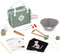 Janod Pretend Play Vet Suitcase 15-Piece Role Play Veterinary Kit in Durable