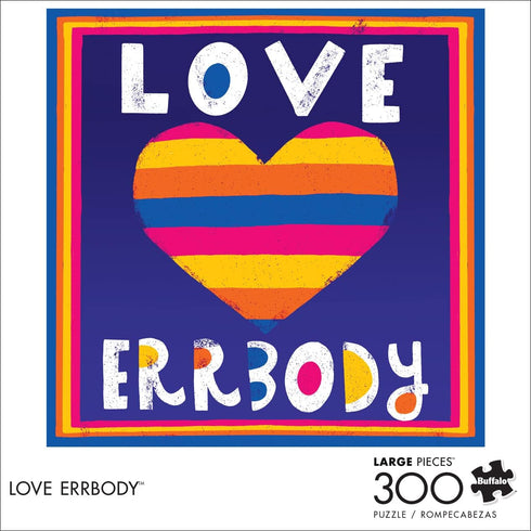 Buffalo Games - Tequitla Andrews - Love Errbody - 300 Piece Jigsaw Puzzle for Adults 14 and up Challenging Puzzle Perfect for Game Nights - Finished Puzzle Size is 21.25 x 15.00