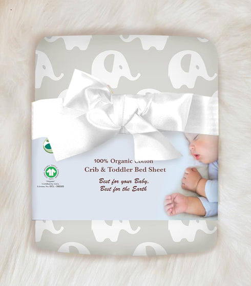 100% 28 52 6 1st, Organic Cotton Fitted Sheets for Standard Crib and Toddler Mattresses/Pads x and up to Thick. Boys