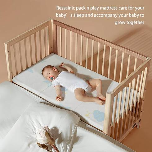 Ressainic Pack Pack Mattresses,38 26" Inch and Play Mattress PadTrifold Portable Crib N Play * Jacquard Playpen