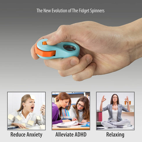 Yolscue Fidget Spinners Toy Adults, Easter Basket Stuffers,Gifts for Teen Boy Men and Children with Autism