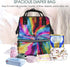FHEDVBN Backpack Mummy Backpacks Daypack Colorful Tie Dye Diaper Bag for Women Multifunction Waterproof for Mom Dad
