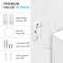 Baby Proofing Furniture Anchors Kit (16 Pack) - Anti Tip Cabinet Wall Anchors, Adjustable Child Safety Straps