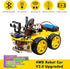LAFVIN 4WD Multi Robot Car Kit Upgraded V2.0 Robot STEM/Graphical Programming Robot Car Compatible with Arduino IDE