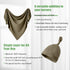 Set 35"*35"(Olive) Newborn Swaddle Blanket with Hat Beanie Newborn Photography Wraps Hospital Receiving Blankets