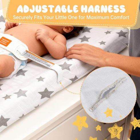 Piszvbej Changing Pad Cover Compatible with Graco, Diaper Changing Table Pad Cover, Made of Ultra Soft Jersey Material