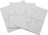 Lil' Ones 4-Piece Blank Puzzle, 24 Puzzles Per Package, 4"x4", White
