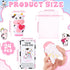 50 Sets Set Jenaai Cute Rubber Cow Gifts Include Squeak Floating Cows Moo Moo Cards Organza Bags Rubber Animal Figures