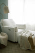 Cozy 30x40 Oilo Bear Baby Blanket, Teddy Bear Baby Blanket with Ultra?Soft Plush Backing & Organic Cotton Jersey Print