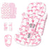 Infant Car Seat Insert, Soft Baby Car Seat Head & Body Support for Girl Boy, Nursing Pillow Cover, Removable Case