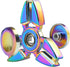 Metal Rainbow Fidget Spinner Toys, High Speed Bearing Stress Reducer for Adults and Children, Office Desk Gadget