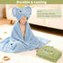 6 Set 0-5 2 55" 27.5" 4 PCS Toddler Bath Towel for Boy Girl Year, PCS Thick Absorbent Hooded Baby Bath Towels Large x