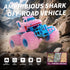 SUMEAUT 4WD 4-12, Pink Shark Waterproof RC Monster Truck Toys - Amphibious Remote Control Car All-Terrain Vehicle Toy