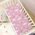 KICPOAY 52 28 Airplanes Clouds Star Pink Fitted Crib Sheets Stretchy Portable Playard Sheets for Baby Toddler