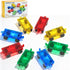 8PCS Magnetic Tiles Mini Cars Construction Set Compatible with Mini & Major