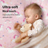 3 Pack 52x28 Baby Crib Sheets Girl, Toddler Bed Sheets for Standard Toddler Mattresses, Soft Microfiber Fitted Crib