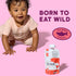 6+ Nutrient-Packed 5g 3.5 Oz, Pack 12 Serenity Kids Months Salmon Baby Food Pouches - No Added Sugar Snacks