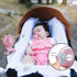 SkyGenius Battery Operated Clip On Baby Stroller Fan, Pink