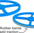 Mousetrap 20 20 10 Large Plastic Toy Project Wheels and Axles, for Car and Rubber Band Car Projects, Wheels, Rubber