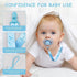 Dooyilets 4 Dummy Dummy 4 Pcs Baby Strap Clip, Pacifier Clip Holder Straps with Silicone Adapter, Soother Chains Clips