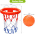 Bath Toys - Bathtub Basketball Hoop for Kids, Shower Toys for Ages 4-8, Suction Cup Hoop & 3 No Hole Balls Set
