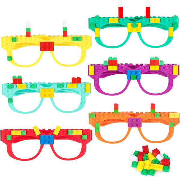 Fowecelt 12 Pcs Building Blocks Games for Kids Birthday Party Favors Supplies, Boys Girls Carnival Party