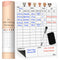 Mewl Baby Daily Log Whiteboard - Reusable Tracker for Feeding, Diapers & Sleep - Newborn Journal & Schedule Chart