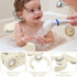 Muyoka Baby Shower Stand with Suction Cup, Adjustable Baby Shower Standing Support, Foldable Babys Bath Stand