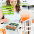 Baby Food Storage Container - 1.5oz x 12 Pods Silicone Freezer Tray with Lid for Homemade Baby Food, Fruit Purees, Vegetable & Breast Milk (Green)