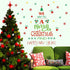 TOARTi Merry Christmas Quotes Wall Decals & Happy New Year Stickers for Christmas Party Supplies