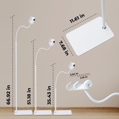 goozie HB6550/ HB65/ HB66/ HB248, DXR-8 VM901/ VM819/RM7764, Momcozy Baby Monitor Floor Stand Holder Compatible