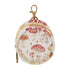 YETTASBIN Mushroom Portable Pacifier Holder Case with Metal Hook Buckle & Zipper for