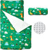 beeweed Toddler Nap Mat, Rollup Kid Sleeping Mat with Removable Pillow & Minky Blanket for Daycare Travel