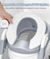 JPart Potty Training Seat With Step Stool Ladder,Toddler Potty Seat For Kid Boys Girls,Toilet Training Seat With Splash