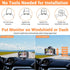 Rohent 1080P 360 150 0-5, Car Baby Monitor for Baby Girls - HD, Adjustable, Night Vision, Wide-Angle Lens, Easy