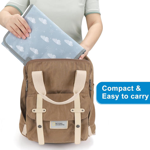 Accmor Portable Diaper Changing Pad, Waterproof Baby Changing Mat, Foldable Travel Diaper Changing Pads for Baby, Baby