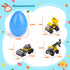 FUN LITTLE TOYS 12PCS Building Blocks Easter Eggs for Easter Egg Hunt, Easter Basket Stuffers for Kids