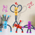 Suction Cup Robot Toy: Mini Robot Toys for Kids 3-7, Autism Sensory Products (4 Pack)