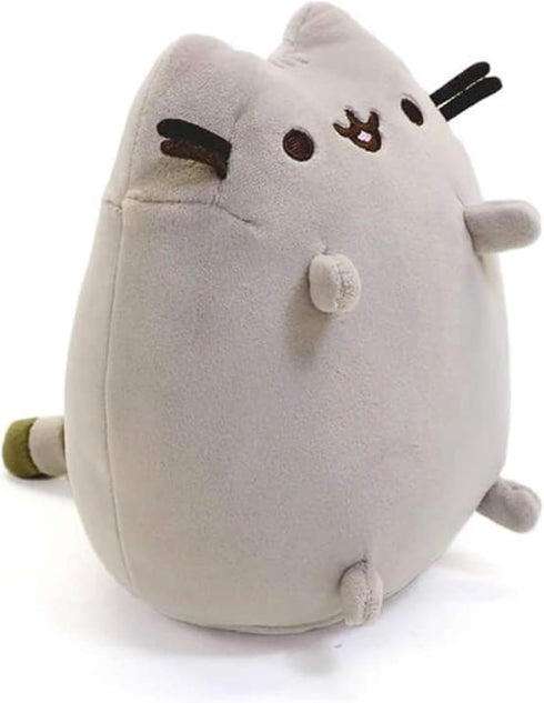 GUND Pusheen The Cat Sitting Pose Squisheen Plush, Squishy Stuffed Animal, Gray, 6”