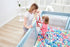 8 PandaEar PCS Baby Pull Up Rings, Toddler Walking Exercise Stand Up for Playpen & Crib, Infant Cot Hanging Rings