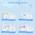 Set, Portable Bottle Warmer Little Bo Baby Portable Warmer with Baby Bottle and Adapter Travel Bottle Warmer