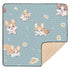 EtherSpher Cute Cartoon Brown Dogs Soft Padded Baby Play mat Foldable for Indoor